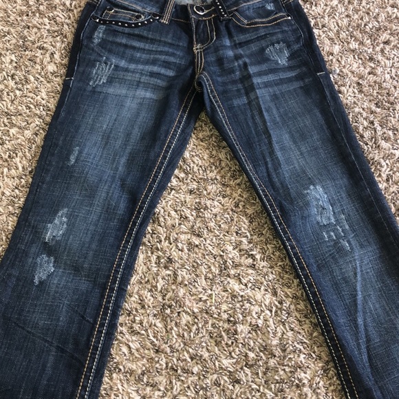 Antique Rivet jeans. Size 24. - Picture 2 of 9